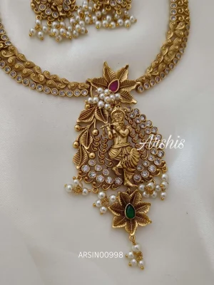 Grand Krishna Pendant Necklace