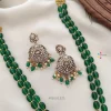 Green Bead Chain Victorian Pendant Haram