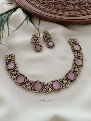 Grand Pale Pink Victorian Necklace