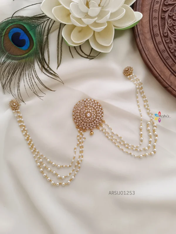 Buy Bling Hair Jewelry Choti, Indian Hair Pin Hair Decoration, Hair Brooch  With Hook Wedding Bridal Jewelry for Women, Paranda Jewelry. Online in  India - Etsy