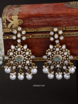 Victorian Pearl Drop Earrings