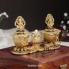 Traditional Lakshmi with Elephant Design Kumkum Box