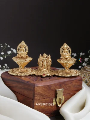 Seetha Rama Design Kumkum Box