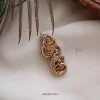 Lakshmi with Peacock Saree Pin