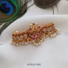 Peacock Design with Pearl Bead Hair Clip