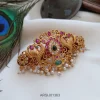 Peacock and Flower Design Hair Clip