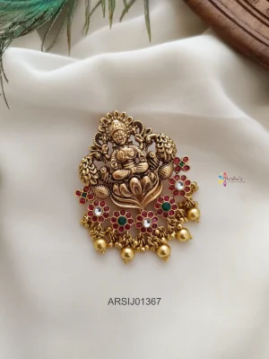 Antique Temple Lakshmi Hair Brooch