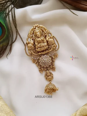 Traditional Temple Lakshmi Hair Brooch