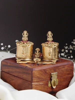 Traditional Temple Design Kumkum Box