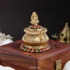 Temple Red and Green Kumkum Box