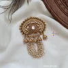 White Stone Pearl Layer Hair Accessory