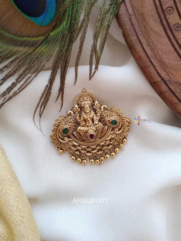 Antique Lakshmi Hair Brooch