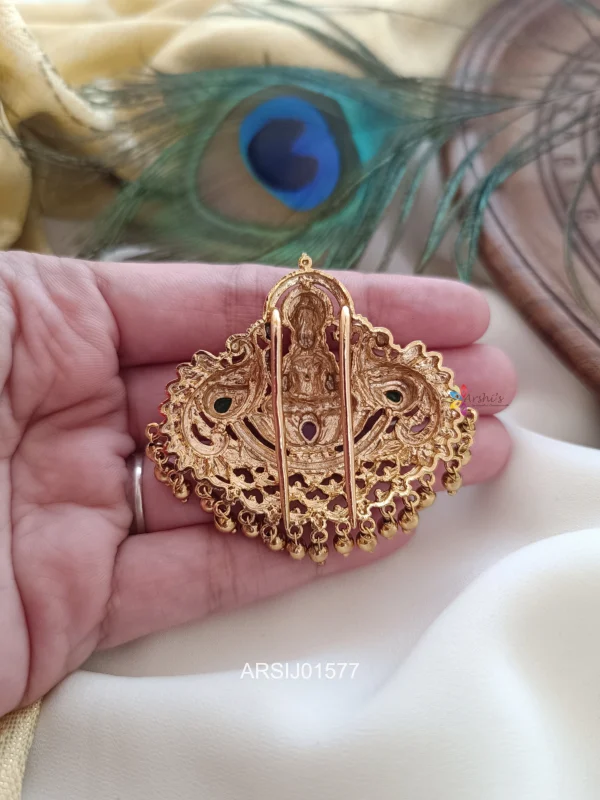 Antique Lakshmi Hair Brooch