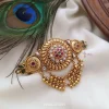 Traditional Two Layer Gold Bead Hair Clip