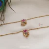 Lotus Design Anklets