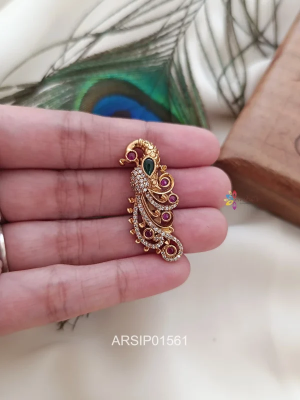 Peacock Saree Pin