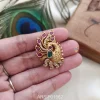 Big Peacock Saree Pin