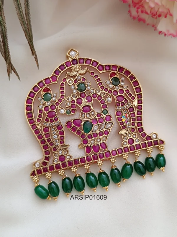 Lalitha Parameswari Kemp Stone Pendant