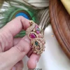 Peacock Design Saree Pin