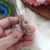 Imitation Peacock Design Saree Pin