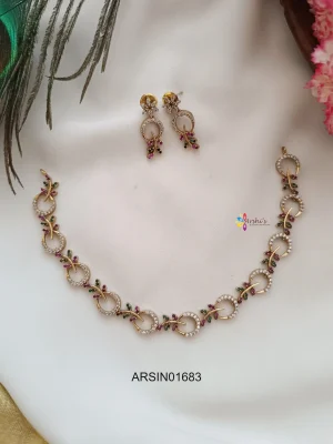 Floral Design Neckset