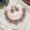 Antique Coral and Emerald Necklace