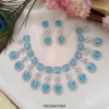 Designer Blue Stone Necklace