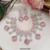 Designer Pink Stone Necklace