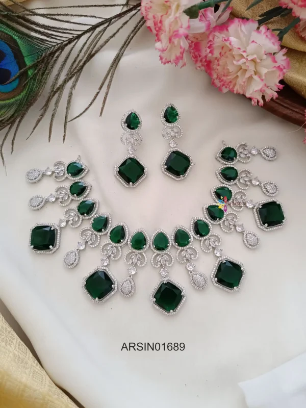 Designer Green Stone Necklace