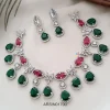 Red and Green Stone Designer Necklace