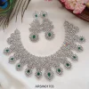 Diamond Alike with Emerald Stone Bridal Neckset