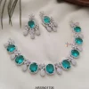 Designer Sky Blue Stone Necklace