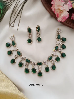 Designer Emerald Stone Necklace