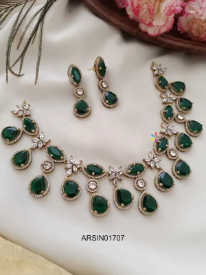 Designer Emerald Stone Necklace