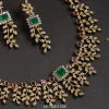 Emerald and White AD Stone Neckset