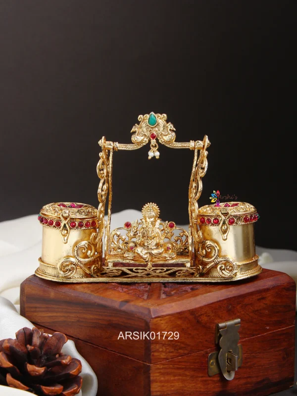 Goddess Ganesha Kumkum Box