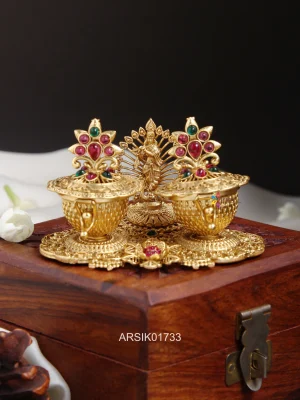 Krishna Design Kumkum Box