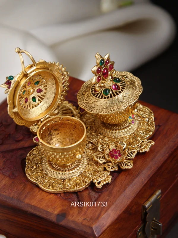 Krishna Design Kumkum Box