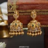 Antique Peacock Gold Drop Jhumka