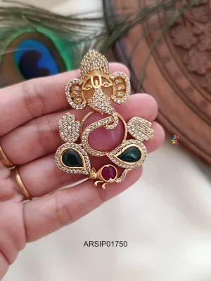 Ganesha Stone Pendant