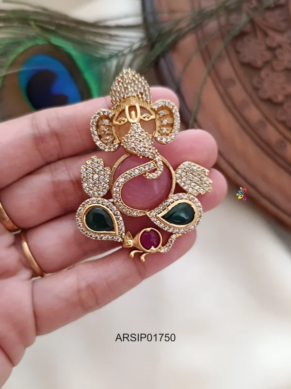 Ganesha Stone Pendant