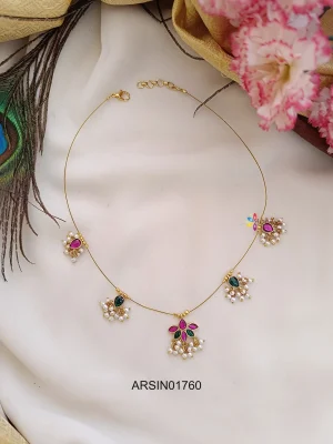 Jadau Kundan Invisible Necklace