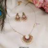 Chandbali Design Pendant Invisible Necklace