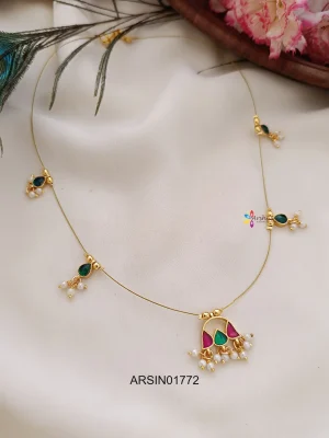 Jadau Kundan Invisible Necklace