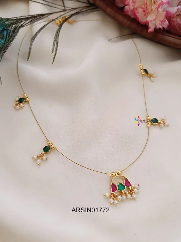 Jadau Kundan Invisible Necklace