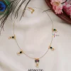 Lotus Jadau Kundan Invisible Necklace