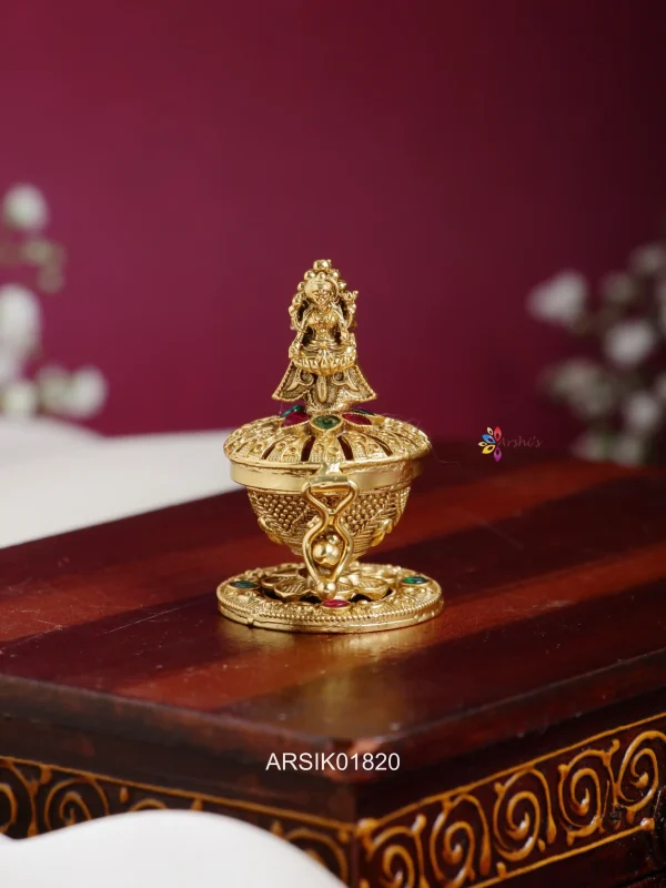 Goddess Lakshmi Idol Kumkum Box