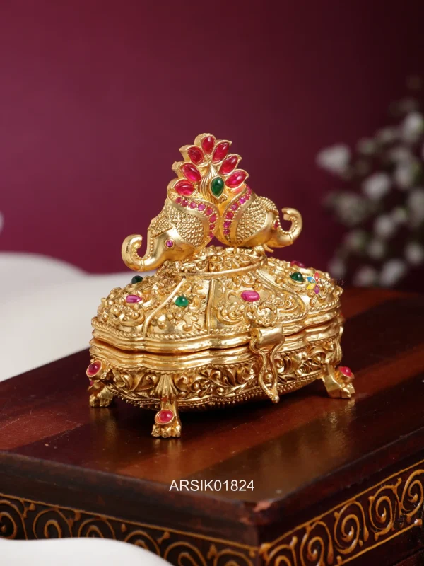 Traditional Temple Kumkum Box