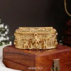 Antique Gold Look Like Temple Kumkum Box