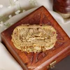 Antique Gold Look Like Temple Kumkum Box